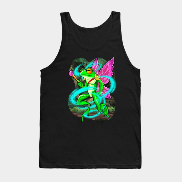 Fairy Frog Fantasy Art Frogs Tank Top by E